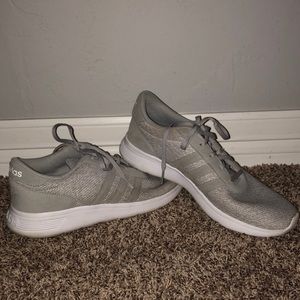 Grey adidas sneakers size 10